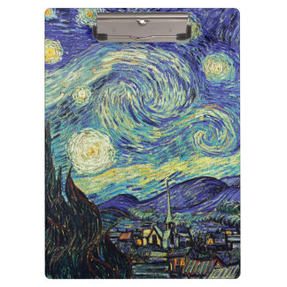 Van Gogh Starry Night Clipboard