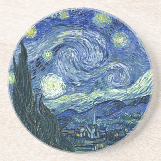 Van Gogh - Starry Night Coaster (Front)