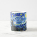 VAN GOGH Starry Night Coffee Mug<br><div class="desc">"van gogh vincent", starry night, "famous painting", vintage, stars, sky, "fine art", blue</div>