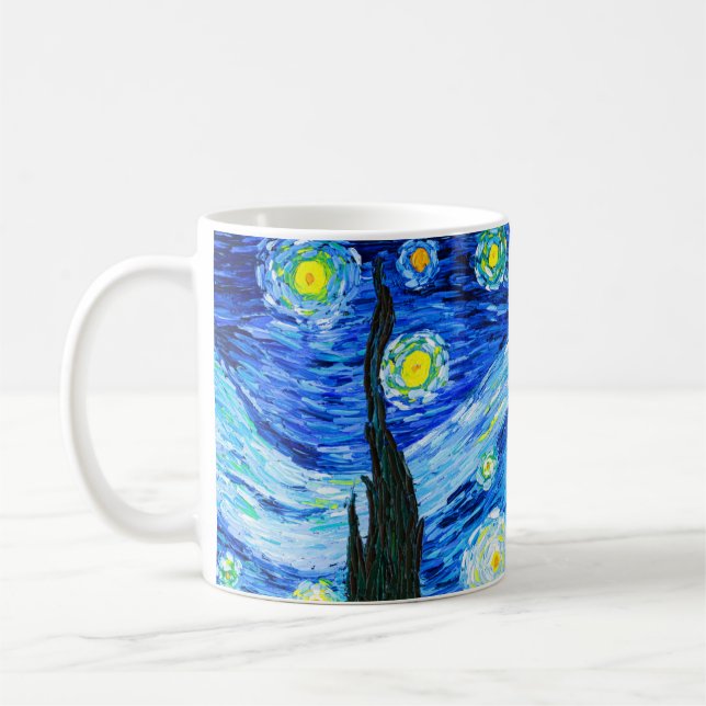 Van Gogh Starry Night Coffee Mug (Left)