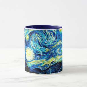 Van Gogh, Starry Night, famous painting, Mug