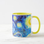 Van Gogh Starry Night Fine Art Mug<br><div class="desc">Starry Night,  fine art by Vincent van Gogh.</div>