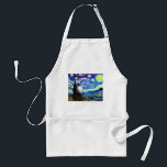 Van Gogh Starry Night Fine Art Standard Apron<br><div class="desc">Starry Night,  fine art by Vincent van Gogh.</div>