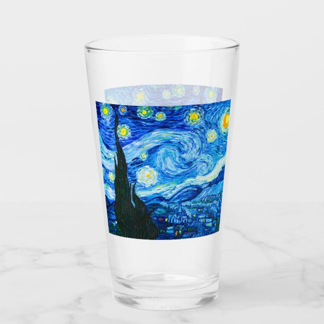 Van Gogh Starry Night Glass (Front)