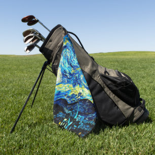 Van Gogh - Starry Night Golf Towel