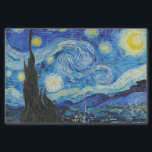 Van Gogh Starry Night. Impressionism vintage art Tissue Paper<br><div class="desc">Van Gogh "The Starry Night" tissue paper.</div>