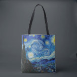 Van Gogh Starry Night. Impressionism vintage art Tote Bag<br><div class="desc">Van Gogh "The Starry Night" tote bag.</div>