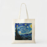 Van Gogh Starry Night. Impressionism vintage art Tote Bag<br><div class="desc">Van Gogh "The Starry Night" tote bag.</div>