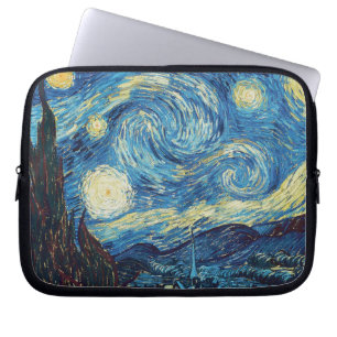 Van Gogh Starry Night Impressionist Painting Laptop Sleeve