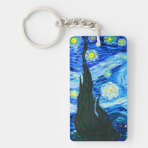 Van Gogh Starry Night Keychain