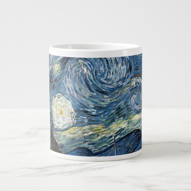 Van Gogh Starry Night Large Coffee Mug (Front)