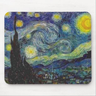 Van Gogh Starry Night Mouse Pad