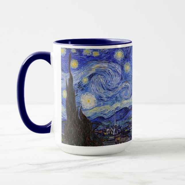 Van Gogh , "Starry Night" Mug (Left)