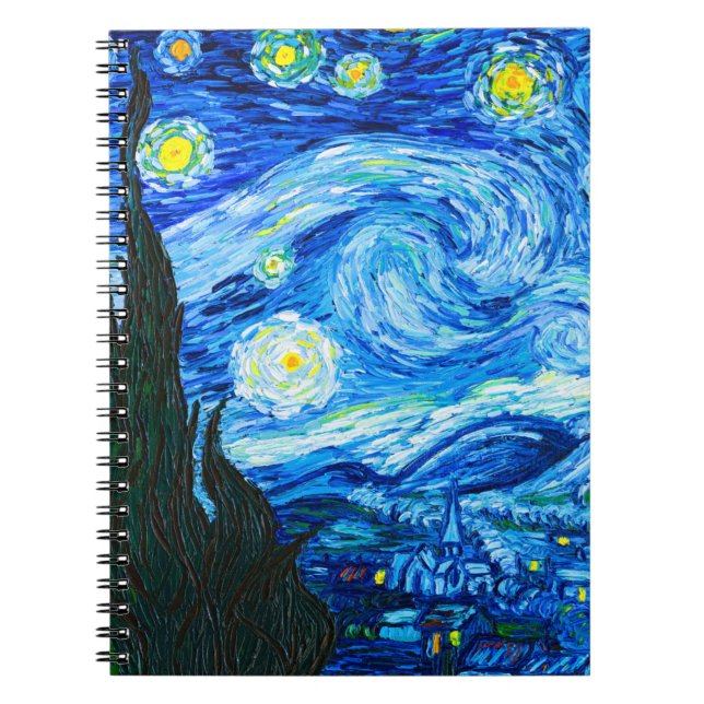 Van Gogh Starry Night Notebook (Front)