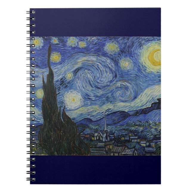 Van Gogh Starry Night Notebook (Front)
