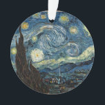 Van Gogh Starry Night Ornament<br><div class="desc">Vincent Van Gogh famous painting starry night</div>