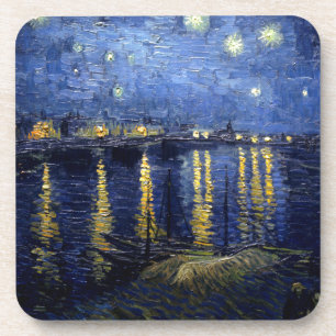 Van Gogh Starry Night Over Rhone Coaster