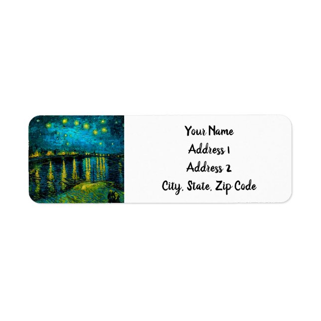Van Gogh Starry Night Over the Rhône  (Front)