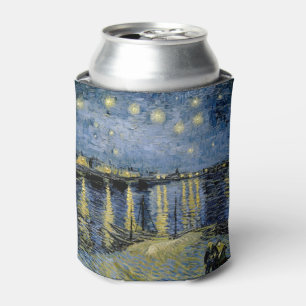 Van Gogh Starry Night over the Rhone Can Cooler