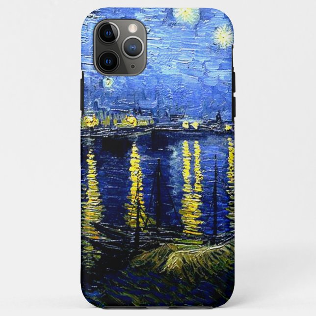 Van Gogh - Starry Night over the Rhone Case-Mate iPhone Case (Back)