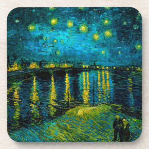 Van Gogh Starry Night Over the Rhône Coaster