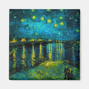 Van Gogh Starry Night Over the Rhône Magnet