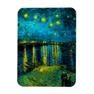 Van Gogh Starry Night Over the Rhône Magnet