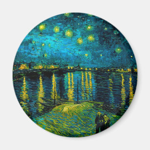 Van Gogh Starry Night Over the Rhône Magnet