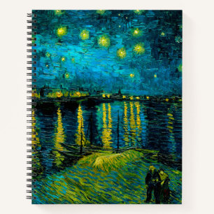 Van Gogh Starry Night Over the Rhône Notebook