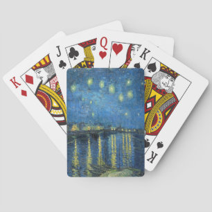 Van Gogh Starry Night Over the Rhone  Playing Cards