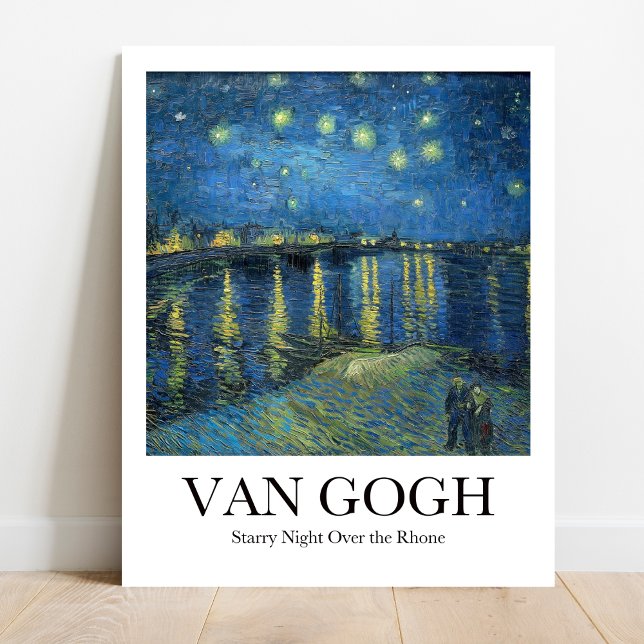 Van Gogh Starry Night Over the Rhône Print (Own a Starry Night! ✨ Van Gogh's masterpiece. Museum-quality poster)