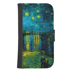 Van Gogh Starry Night Over the Rhône  Samsung S4 Wallet Case