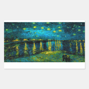 Van Gogh Starry Night Over the Rhône  Sticker