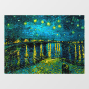 Van Gogh Starry Night Over the Rhône  Window Cling