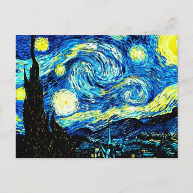 Van Gogh - Starry Night Postcard (Front)