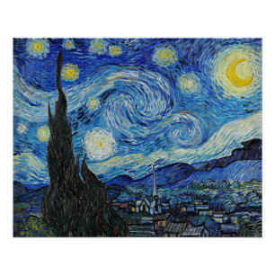 Van Gogh - Starry Night Poster