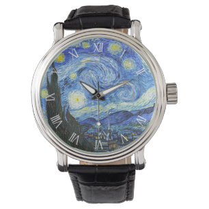 VAN GOGH Starry Night Roman Numerals Watch