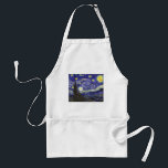 Van Gogh Starry Night Standard Apron<br><div class="desc">Van Gogh Starry Night</div>