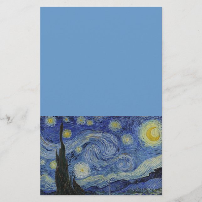 Van Gogh Starry Night Stationery (Front)