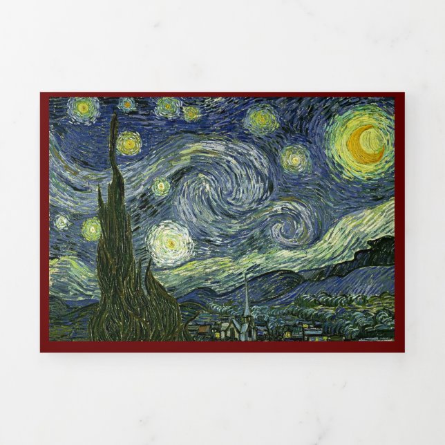 Van Gogh Starry Night Template (Cover)