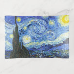 VAN GOGH Starry Night Trinket Trays<br><div class="desc">"van gogh vincent", starry night, "famous painting", vintage, stars, sky, "fine art", blue</div>