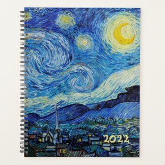 Van Gogh Starry Peinture nocturne hebdomadaire men