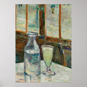 Van Gogh - Still Life Glass of Absinthe and Carafe Poster