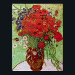 Van Gogh - Still Life Red Poppies and Daisies Poster<br><div class="desc">Still Life Red Poppies and Daisies by Van Gogh. Great painting titled Still Life Red Poppies and Daisies,  made by Van Gogh.</div>