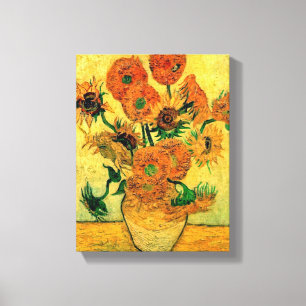 Van Gogh - Still Life Vase With Fifteen Sunflowers Canvas Print