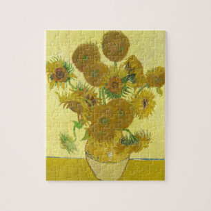 Van Gogh Still Life Vase with Fifteen Sunflowers Jigsaw Puzzle