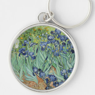 Van Gogh Still Life: Vase with Irises Keychain