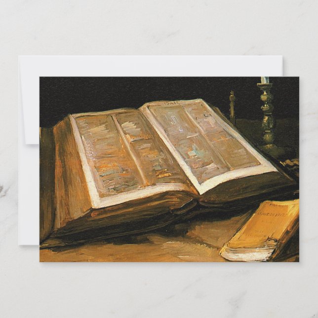 Van Gogh - Still Life with Bible Card (Front)