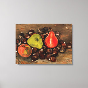 Van Gogh - Still Life with Fruit and Chestnuts Canvas Print
