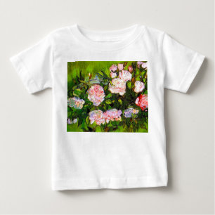 Van Gogh Still Life with Pink Roses Baby T-Shirt